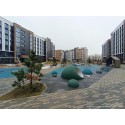 Резиновые маты PAVINETTI с замком S-пазл, размером 1080х1080мм, толщиной 50 мм