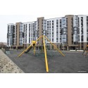 Резиновые маты повышенной амортизации PAVINETTI с замком S-пазл, размером 1080х1080мм, толщиной 30 мм