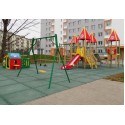 Резиновые маты PAVINETTI с замком S-пазл, размером 1080х1080мм, толщиной 30 мм